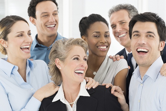 Happy Businesspeople Celebrate